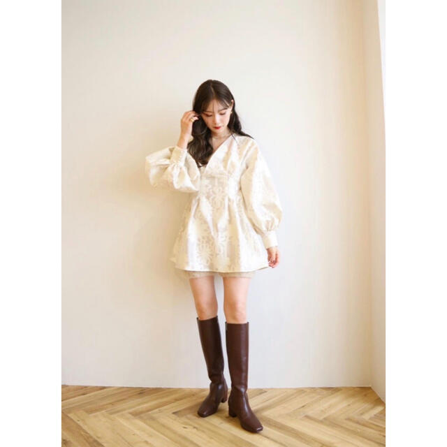 acka】jacquard mini dress | www.myglobaltax.com