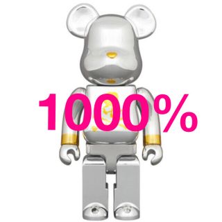 BE@RBRICK mastermind JAPAN SILVER 1000％