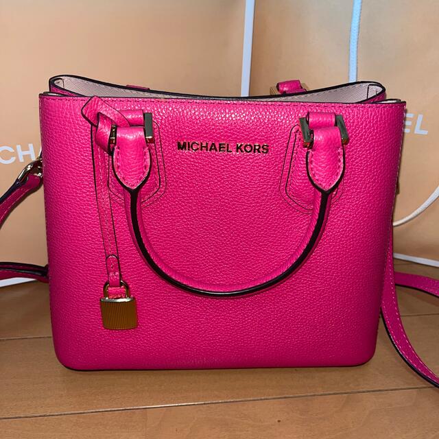 Michael Kors(マイケルコース)のMICHAEL KORS マイケルコース ショルダー ハンド バッグ ピンク レディースのバッグ(ショルダーバッグ)の商品写真