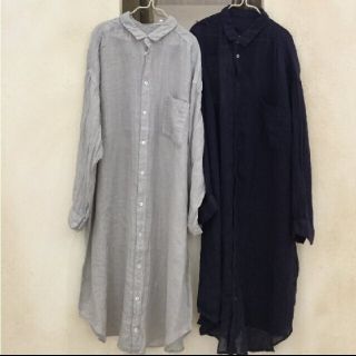 ネストローブ(nest Robe)のチー様専用☆　　　　　　　　　nest Robe  リネンガーゼ ロングシャツ(シャツ/ブラウス(長袖/七分))