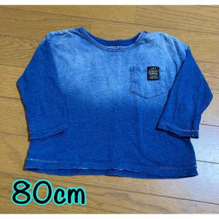 シマムラ(しまむら)の子供服　キッズ　トップス　長袖　ロンT 80cm(Ｔシャツ)