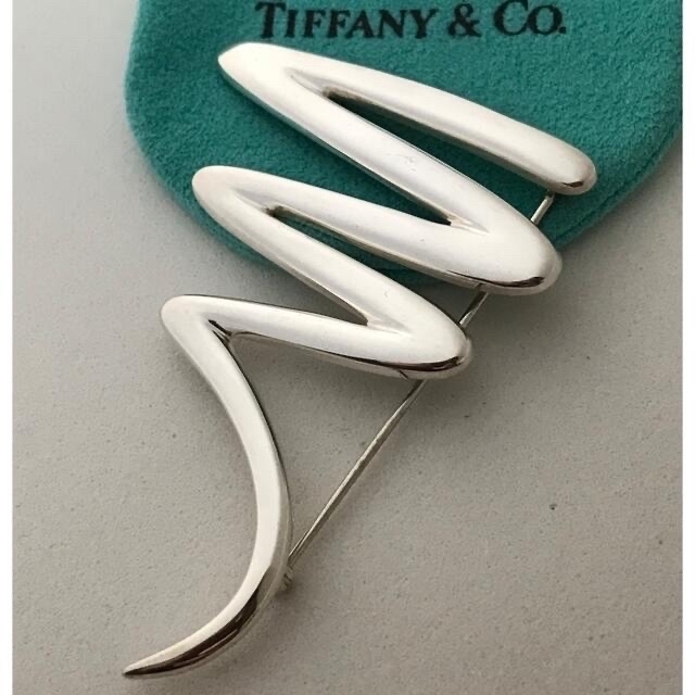 Tiffany & Co.(ティファニー)のTiffany ラージパロマピカソクリブルブローチ希少 レディースのアクセサリー(ブローチ/コサージュ)の商品写真