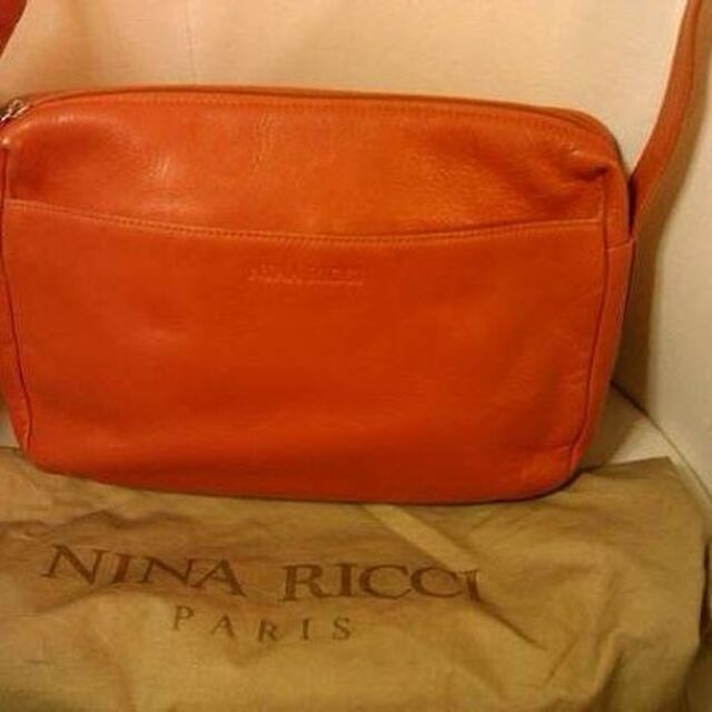 NINA RICCI - ニナ・リッチ(NINA RICCI )レザー ショルダーバッグの