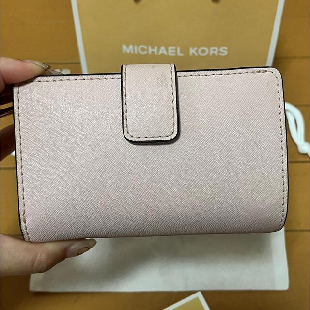 Michael Kors(マイケルコース)のMICHAEL KORS マイケルコース 財布 2つ折り ライトピンク レディースのファッション小物(財布)の商品写真