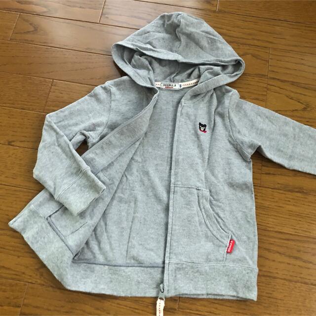 mikihouse(ミキハウス)のミキハウス　ベビースウェットパーカー　100 キッズ/ベビー/マタニティのキッズ服女の子用(90cm~)(ジャケット/上着)の商品写真