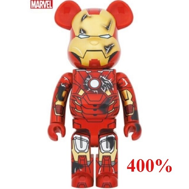 BE@RBRICK(ベアブリック)のBE@BRICK IRON MARK VII DAMAGE ver.400% エンタメ/ホビーのフィギュア(その他)の商品写真