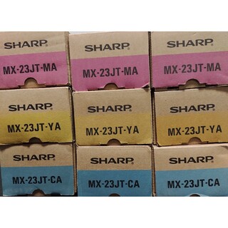 SHARP - シャープ MX23JT系純正未使用品トナー9本セットの通販 by ...
