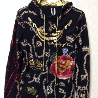 エドハーディー(Ed Hardy)の💀Ed Hardy風  パーカー💀(パーカー)