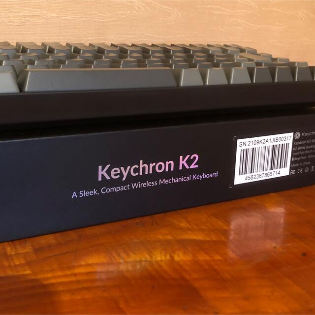 キークロン Keychron K2(V2) 日本語新配列(テンキーレス)赤軸PC