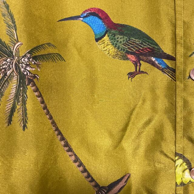 caban ボタニカルシルク シャツ caban ボタニカルシルク シャツ