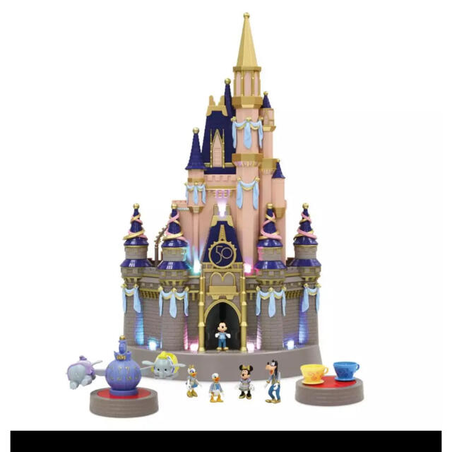 キャラクターグッズ Wdw 50周年 シンデレラ城ライトアッププレイセット 海外限定 ディズニー