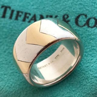 ティファニー(Tiffany & Co.)のTIFFANY ヘリンボーン リング 13号 希少(リング(指輪))