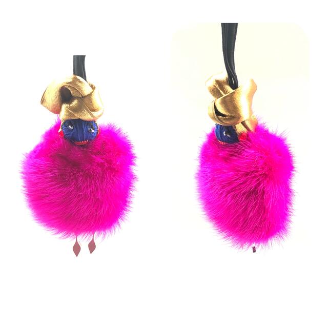 Christian Louboutin ファー ドール バッグ チャーム限定希少
