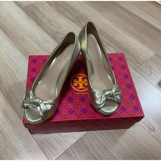 トリーバーチ(Tory Burch)のTORY BURCH トリバチウェッジパンプス(ハイヒール/パンプス)