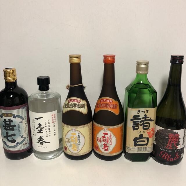 166【芋焼酎飲み比べ6本セット】6本セット 食品/飲料/酒の酒(焼酎)の商品写真