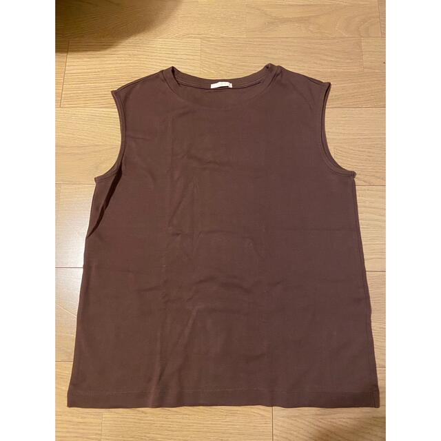 GU(ジーユー)のGU ノースリーブTシャツ レディースのトップス(Tシャツ(半袖/袖なし))の商品写真
