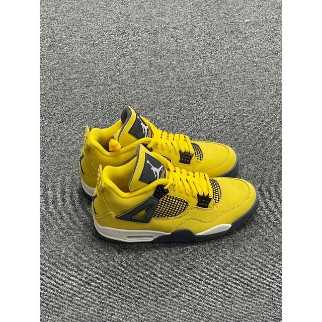 靴/シューズair jordan 4 retro tour yellow