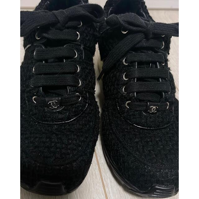 GWだけ。CHANEL シャネル スニーカー ココマーク ツイード 特選タイム