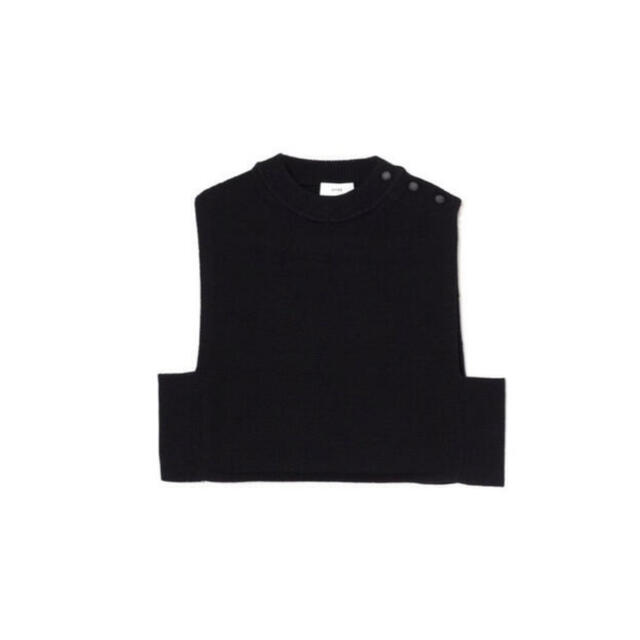 HYKE(ハイク)の【新品】HYKE SWEATER CROP TOP レディースのトップス(ベスト/ジレ)の商品写真