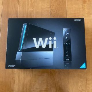 ウィー(Wii)の［美品］Nintendo Wii 本体 RVL-S-KJ(家庭用ゲーム機本体)