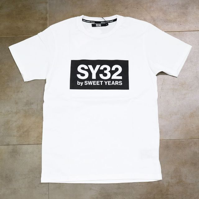 新品☆【SY32 by SWEETYEARS】BOX LOGO TEE