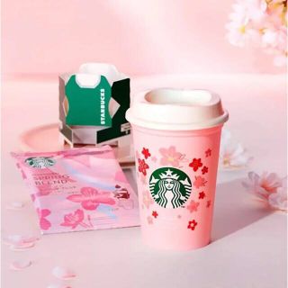 スターバックスコーヒー(Starbucks Coffee)のスターバックス スプリングブレンド リユーザブルカップ 2022 さくら(グラス/カップ)