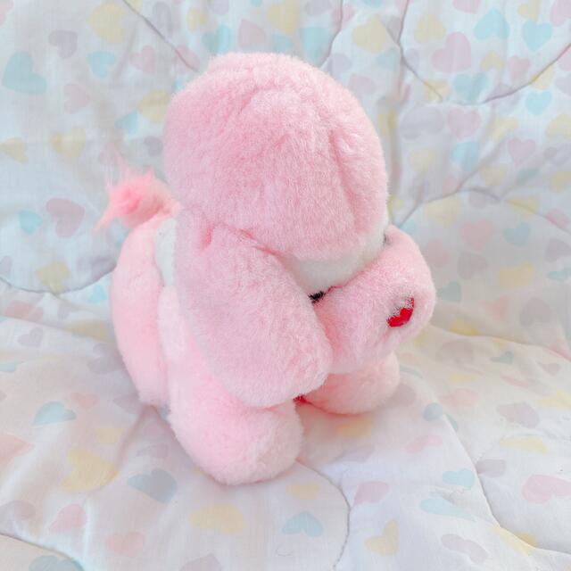 Spank!(スパンク)の🐩 vintage pink poodle エンタメ/ホビーのおもちゃ/ぬいぐるみ(ぬいぐるみ)の商品写真