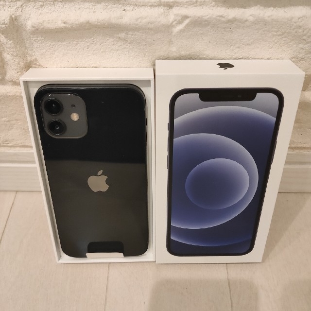 在庫あり/即出荷可】 iPhone 新品未使用 - iPhone 12 ブラック SIM