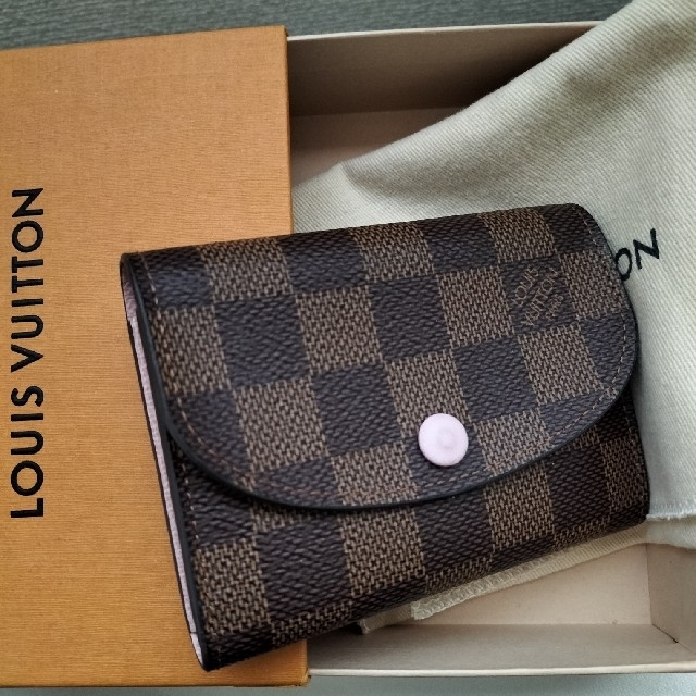 LOUIS VUITTON   ダミエ ポルトモネロザリ ローズバレリーヌ コイン