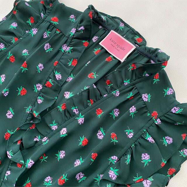 100%新品高品質 kate spade ブラックベリーラッフルラップドレス Hw0Uc