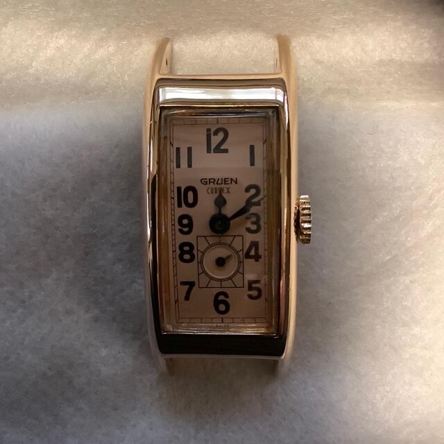 良品‼️GRUEN CURVEX グリュエン カーベックス スモセコ 腕時計 レディースのファッション小物(腕時計)の商品写真