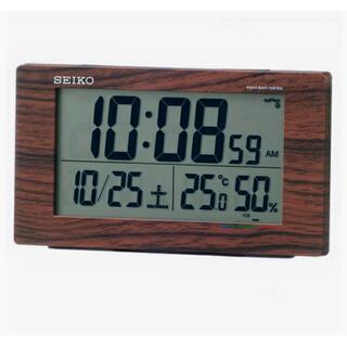 セイコー(SEIKO)のSEIKO 電波置き時計　SQ784B(置時計)