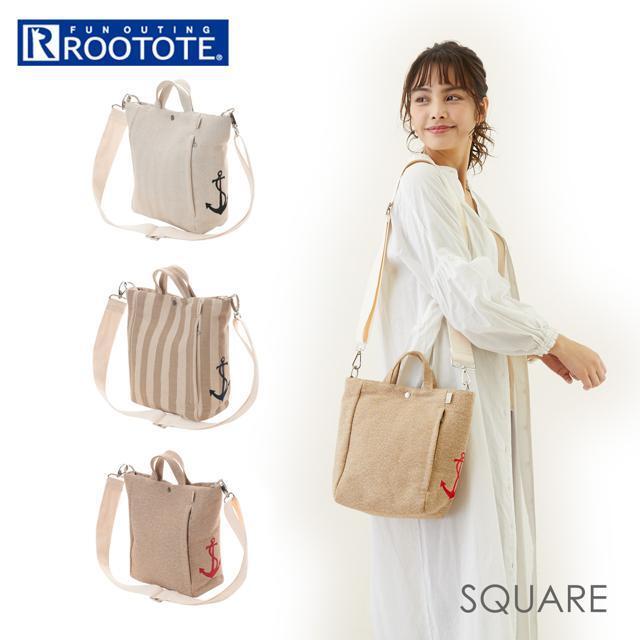 ROOTOTE(ルートート)のルートート ROOTOTE 2670 NA.ｽｸｴｱ2way.ｸﾛｽ-A レディースのバッグ(トートバッグ)の商品写真