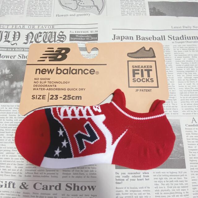 New Balance(ニューバランス)の新品★レディース23㎝〜25㎝★ニューバランススニーカータイプ★靴下の6足セット レディースのレッグウェア(ソックス)の商品写真