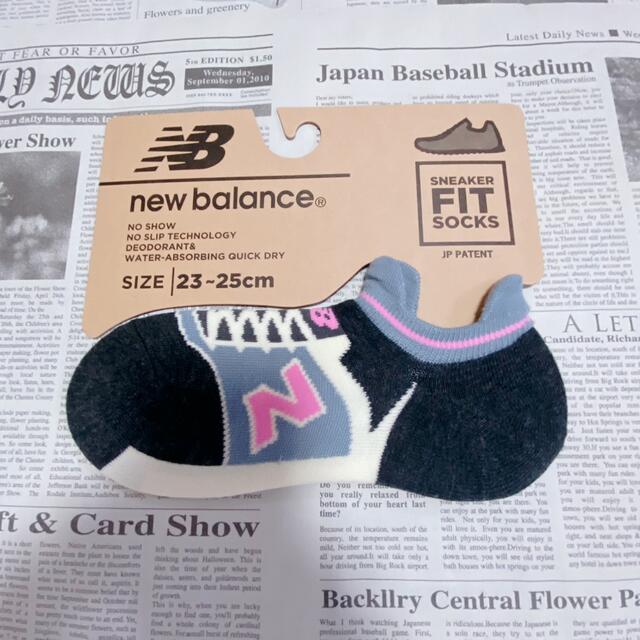 New Balance(ニューバランス)の新品★レディース23㎝〜25㎝★ニューバランススニーカータイプ★靴下の6足セット レディースのレッグウェア(ソックス)の商品写真