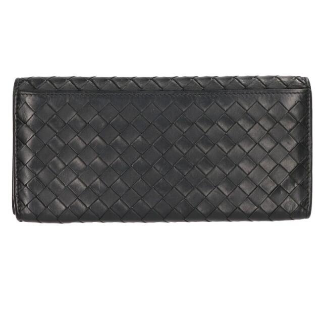 Bottega Veneta(ボッテガヴェネタ)のボッテガヴェネタ レザーイントレチャート財布 ハンドメイドのファッション小物(財布)の商品写真