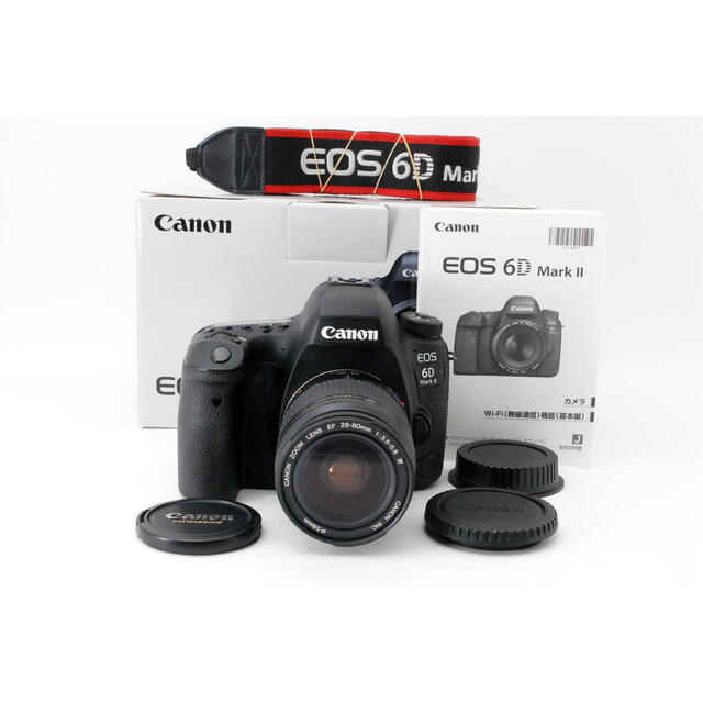 返品不可】 EOS 元箱付き キャノン☆Canon - Canon 6D レンズセット II
