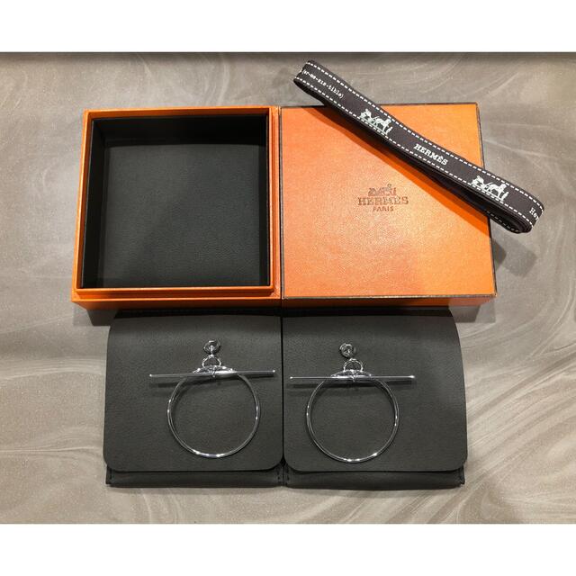 Hermes(エルメス)の[新品]HERMES エルメス ループピアス MMサイズ レディースのアクセサリー(ピアス)の商品写真