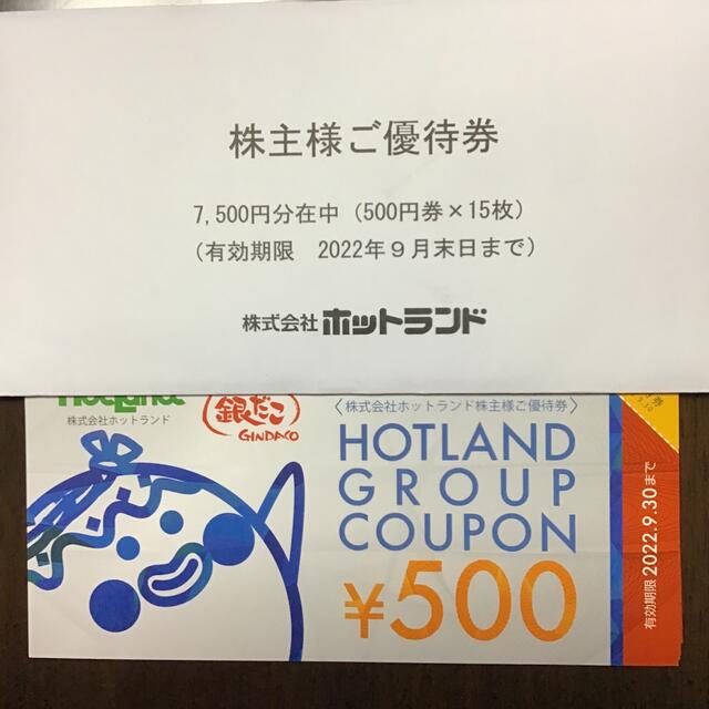 ホットランド 株主優待券 7500円分 | jurnaluljuridic.md