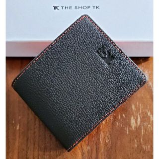 タケオキクチ(TAKEO KIKUCHI)のTHE SHOP TK　新品　メンズ　レザーウォレット(オレンジ/ブラック二折)(折り財布)