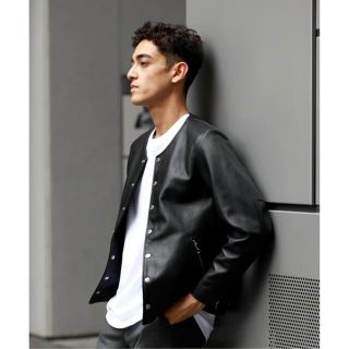 ショット エディフィス 別注 スナップボタン レザージャケット ショット エディフィス 別注 スナップボタン レザージャケット