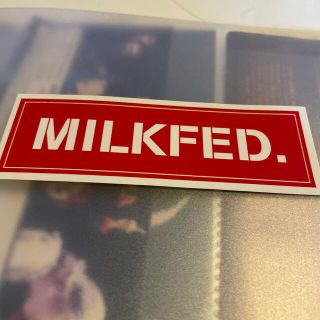 ミルクフェド(MILKFED.)のMILKFED ステッカー(ステッカー（シール）)