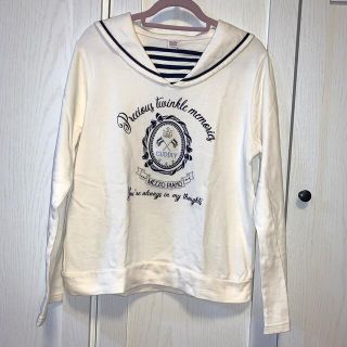 メゾピアノジュニア(mezzo piano junior)のメゾピアノ長袖トレーナー（150cm）(Tシャツ/カットソー)