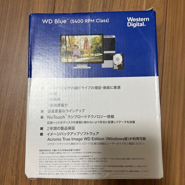 Western Edition(ウエスタンエディション)のWESTERN DIGITAL WD60EZAZ 6TB HDD スマホ/家電/カメラのPC/タブレット(PC周辺機器)の商品写真