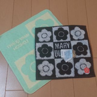 マリークワント(MARY QUANT)の新品 MARY QUANT タオルハンカチ 2枚(ハンカチ)