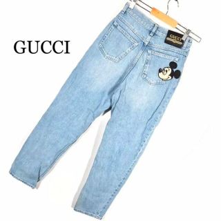 グッチ(Gucci)の『GUCCI×Disney』グッチ (S) ミッキーパッチ80sデニムパンツ(デニム/ジーンズ)