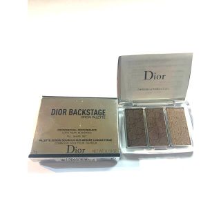 ディオール(Dior)のDior バックステージ アイブロウパレット002ダーク(パウダーアイブロウ)