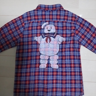 ウィゴー(WEGO)のゴーストバスターズ チェックシャツ(シャツ/ブラウス(長袖/七分))