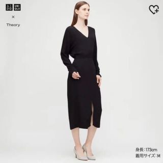 セオリー(theory)のUNIQLO(ユニクロ) x theory(セオリー) コラボワンピース(ロングワンピース/マキシワンピース)