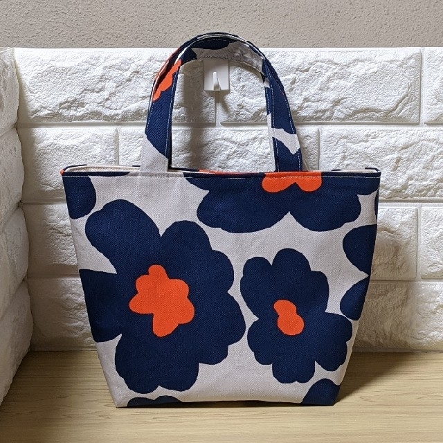 ハンドメイド☆北欧風 花柄ミニトートバッグ③ 小物 | barello.com.br